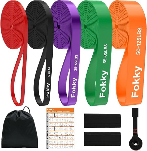 Kit d'élastiques de résistance Fokky (5 niveaux)